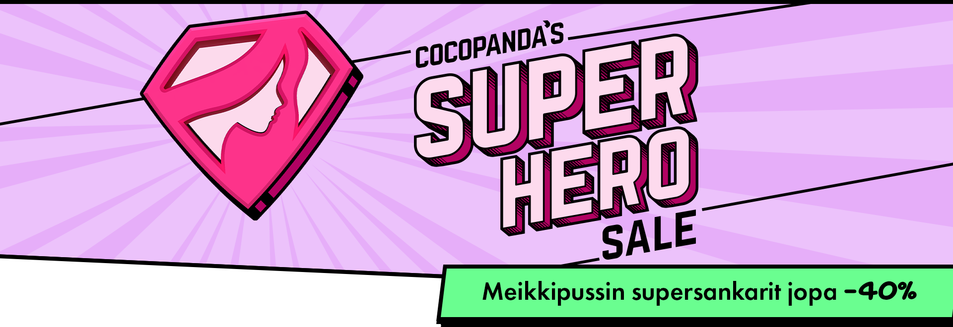 Cocopanda.fi Makeup Bag Superhero