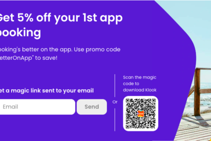 Klook.com First App Booking Discount